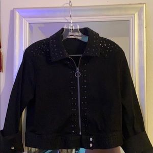 Urban Outfitters studded jean jacket